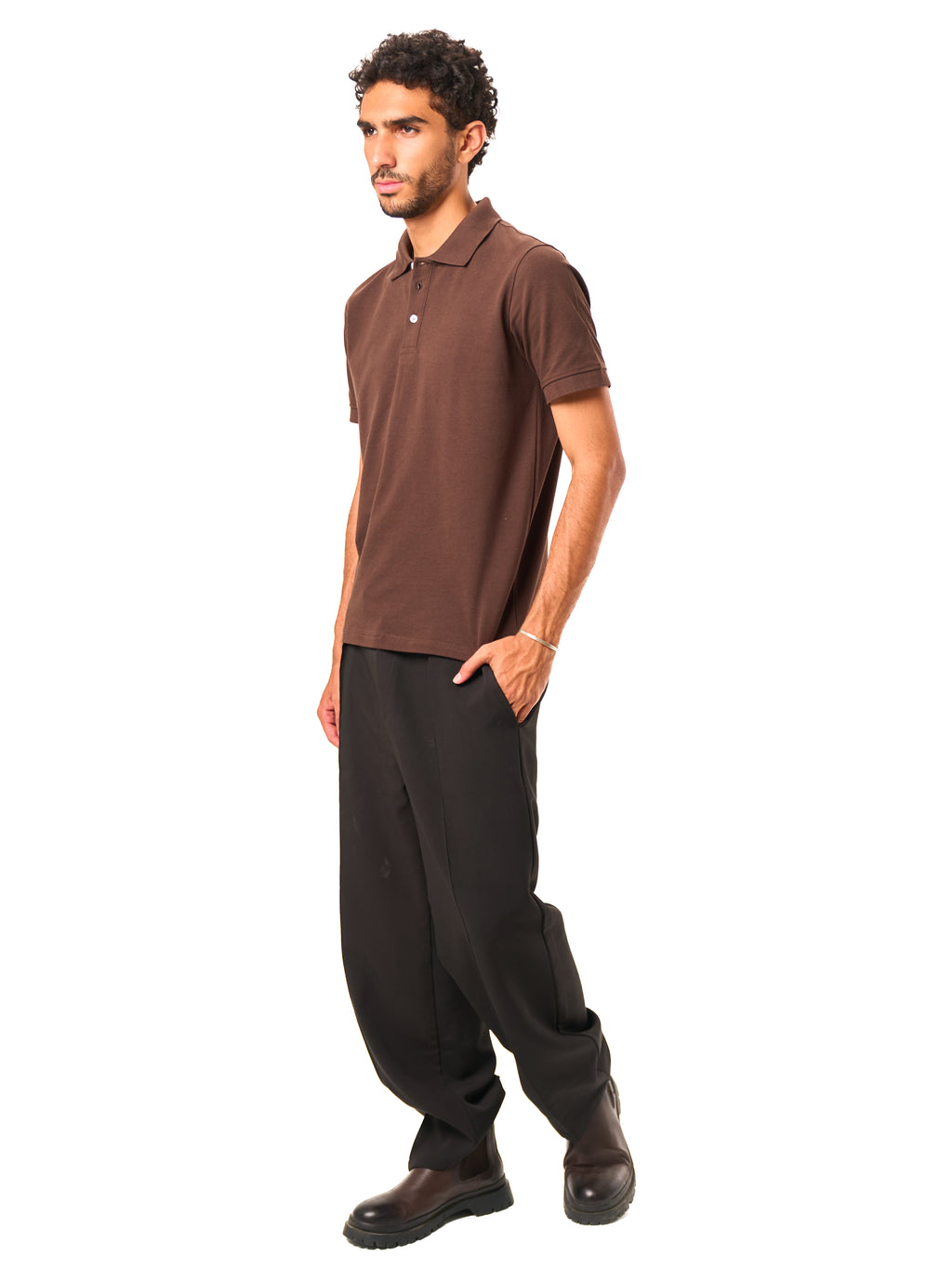 The Classic Polo Pique - Brown