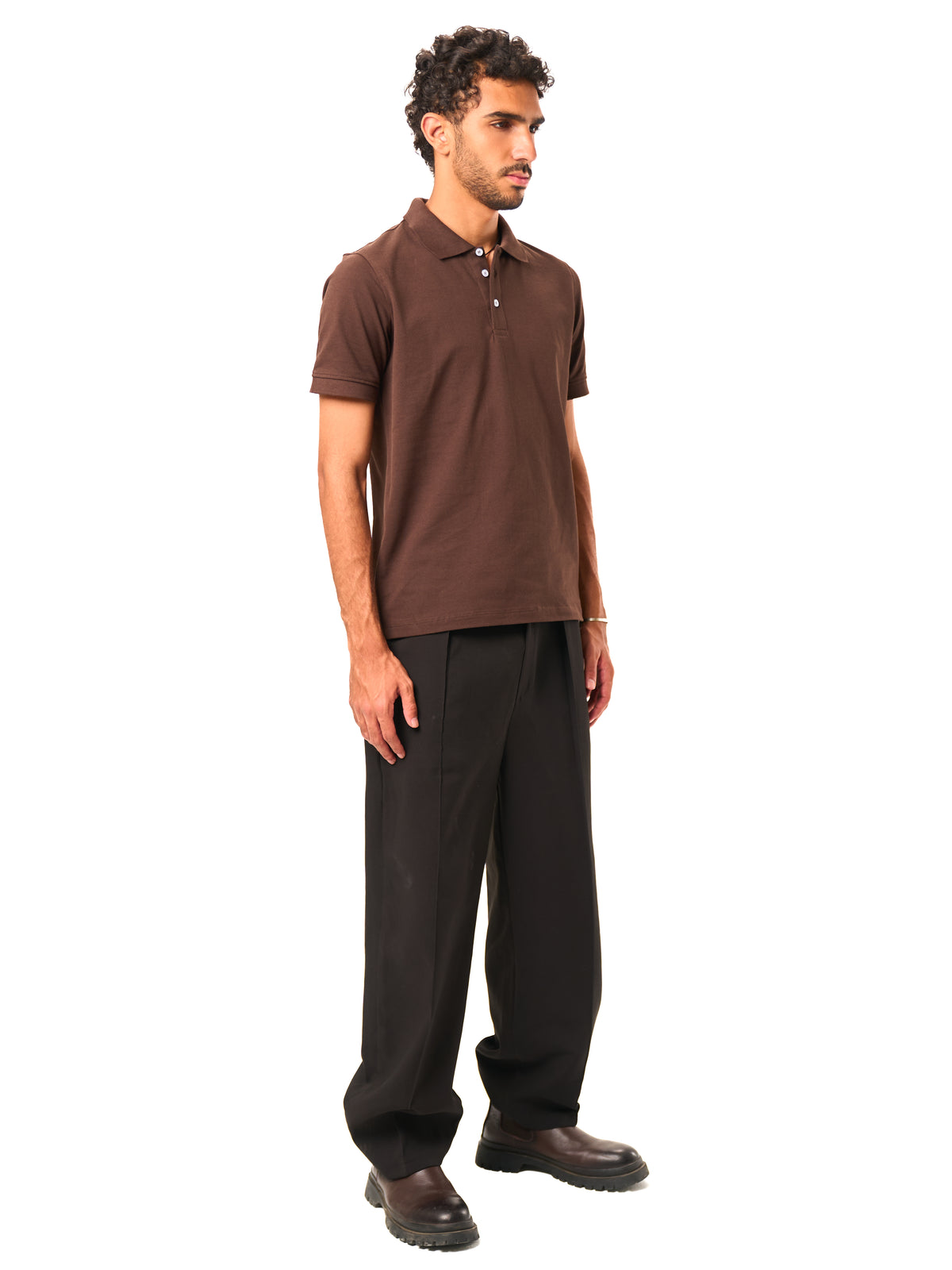 The Classic Polo Pique - Brown