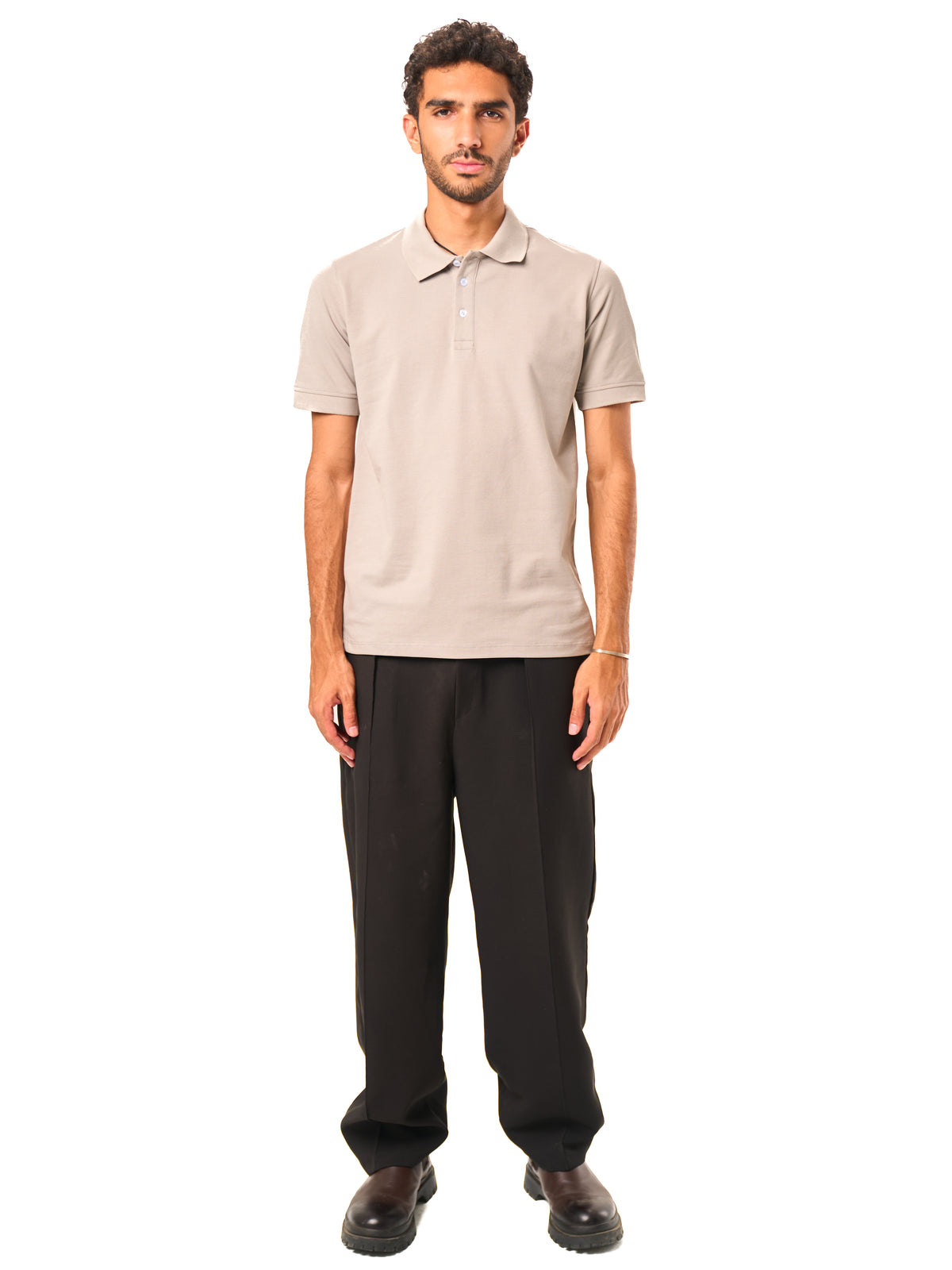 The Classic Polo Pique - Stone