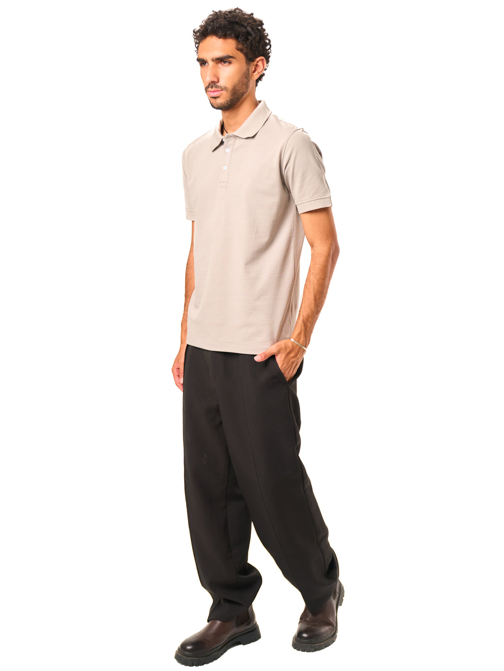 The Classic Polo Pique - Stone