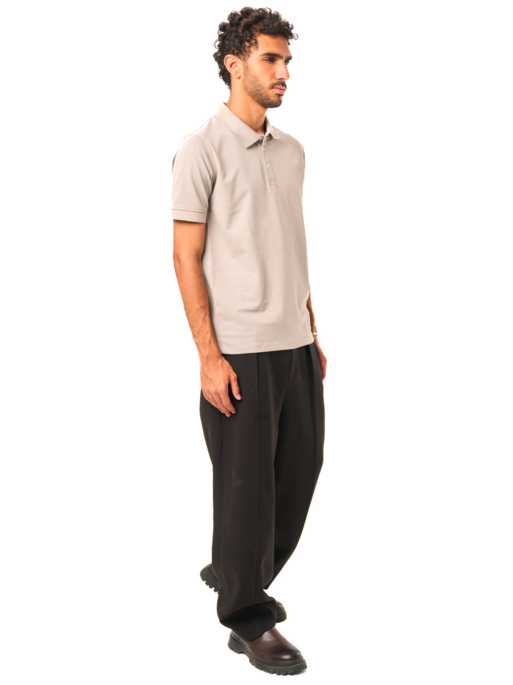 The Classic Polo Pique - Stone