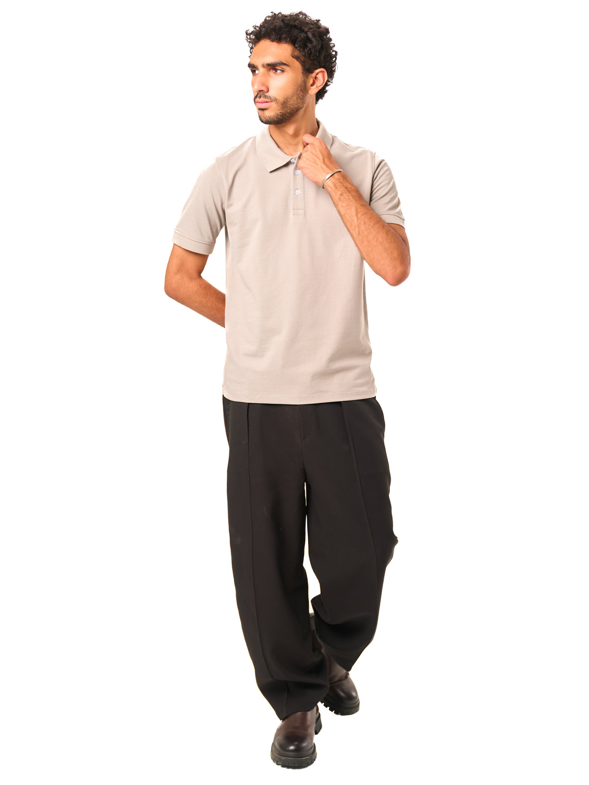 The Classic Polo Pique - Stone