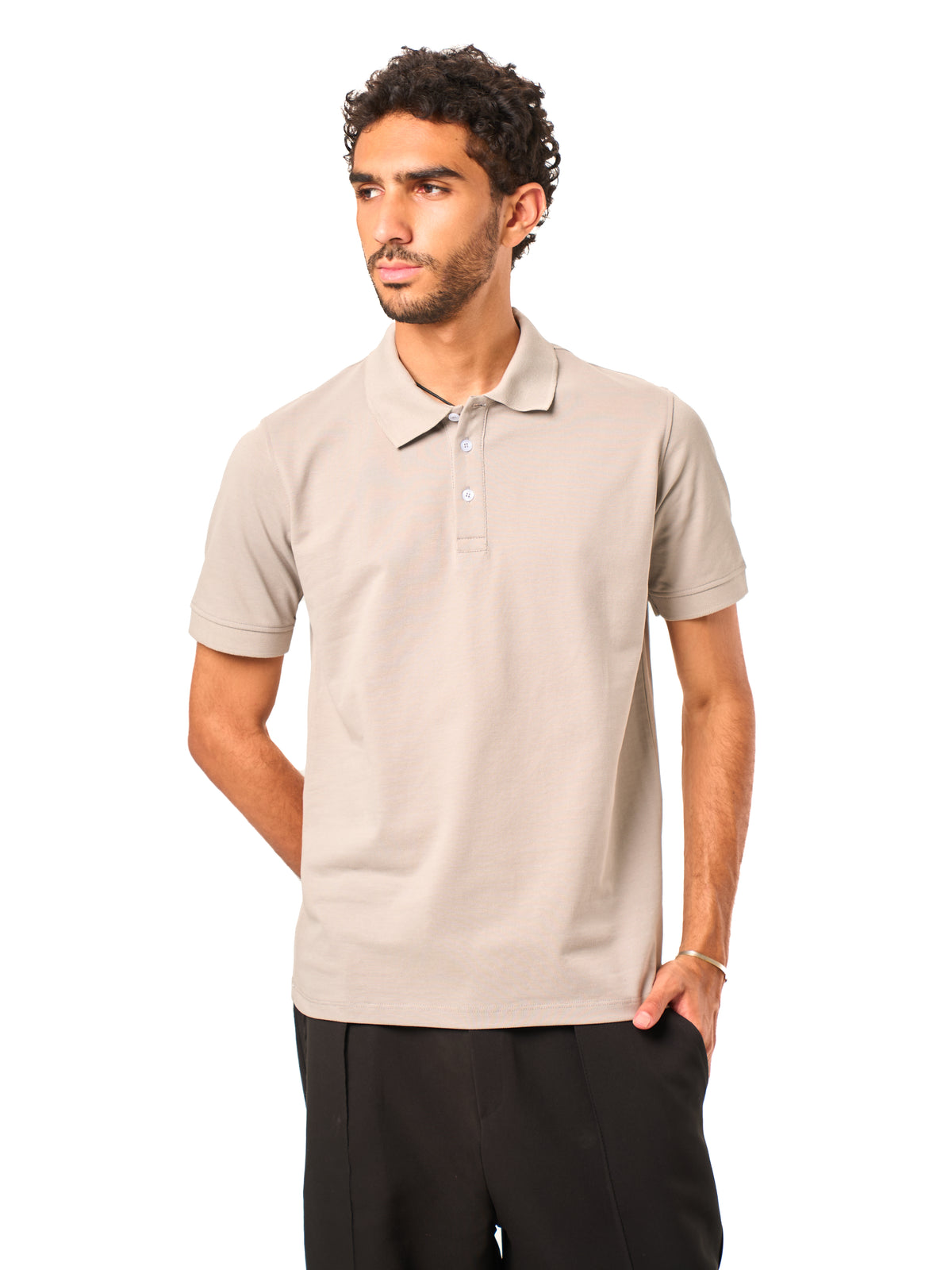 The Classic Polo Pique - Stone